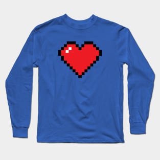 8-BIT Heart Long Sleeve T-Shirt